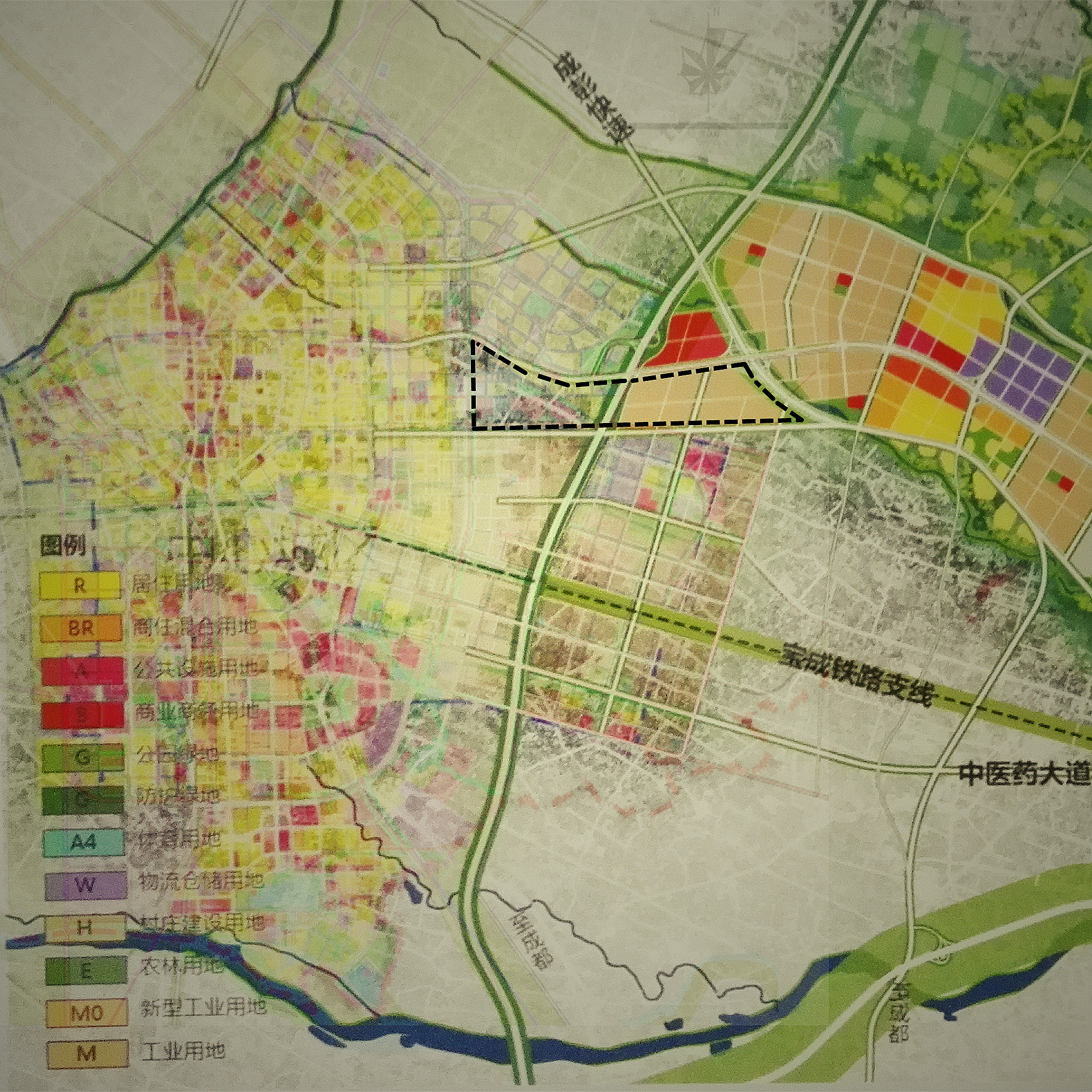 彭州市南部新城规划图片