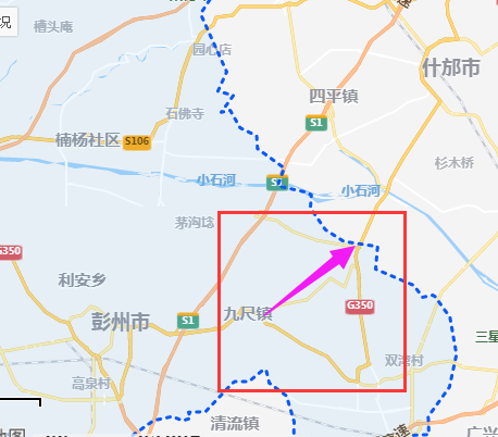 成阿高速彭州段规划图图片