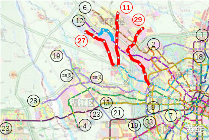 建言成都高新西区郫都区绕城外区域地铁建议方案